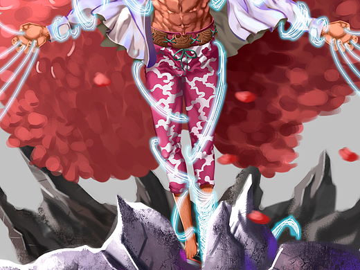 多佛朗明哥 俩月前画的