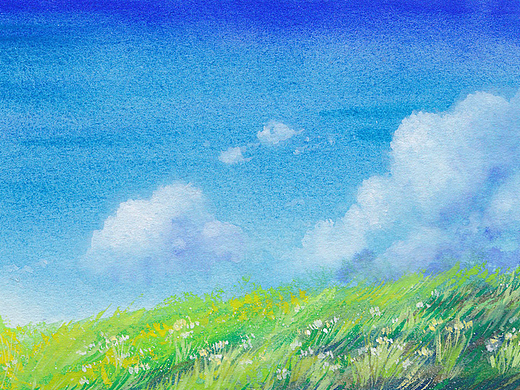 宫崎骏风格水彩练习