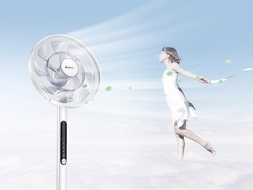 Gree/格力 高端双层仿生燕蝶扇叶风扇40X66-描述