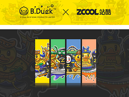 B.Duck小黄鸭 x ZCOOL站酷联名扑克