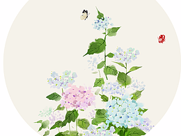 手绘-花
