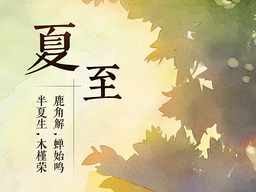 二十四节气之【夏至】