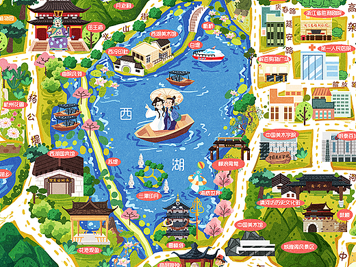 手绘地图