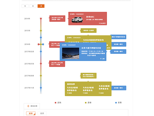 网页个人中心