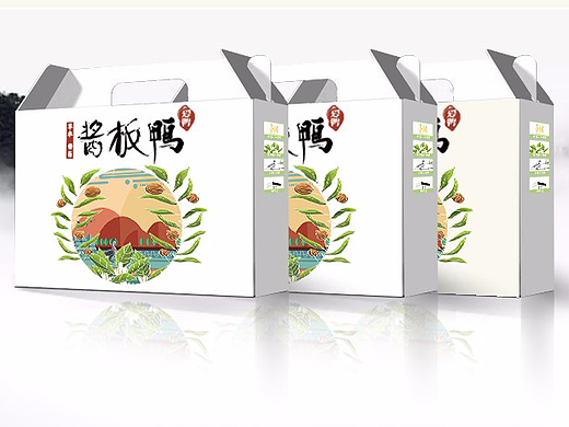 酱板鸭包装设计（扁平化风格2）