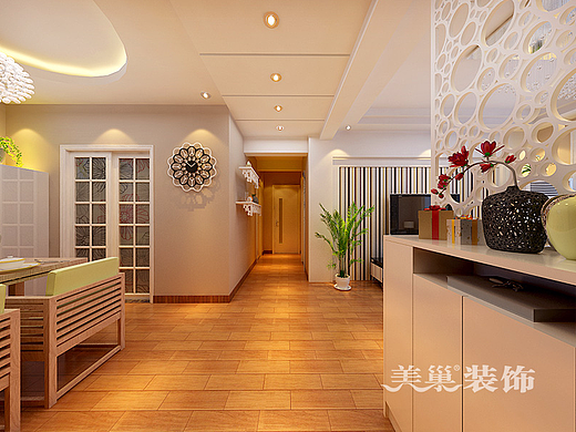 康桥华城装修，98平简约风样板间设计（个人主页-ZMjM3MjUxMzI=） - 家装设计 - 站酷设计师河南郑州美巢装饰原创素材 - 站酷ZCOOL