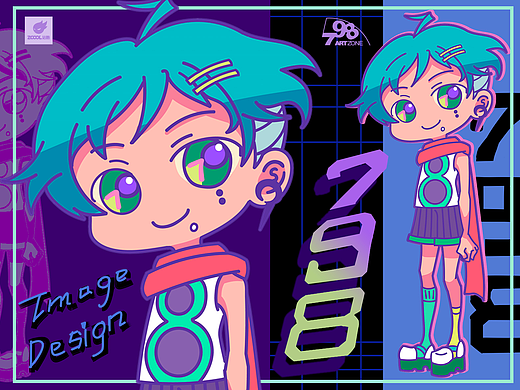 【798原创ip形象设计】—DCCXCVIII（个人主页-ZNDQ4MjY0ODA=） - IP形象 - 站酷设计师shinitai原创素材 - 站酷ZCOOL