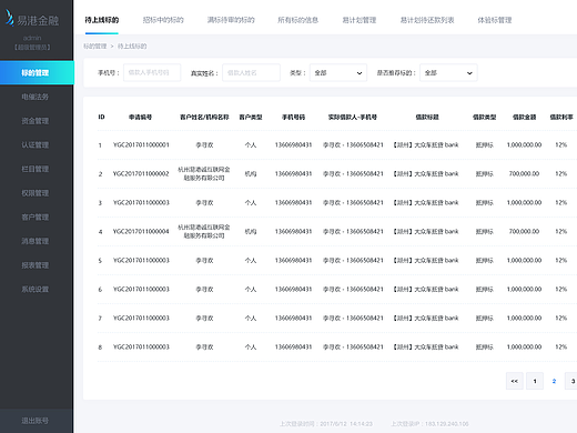后台管理系统