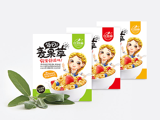 善行研创—红谷林品牌每日麦果萃食品包装设计