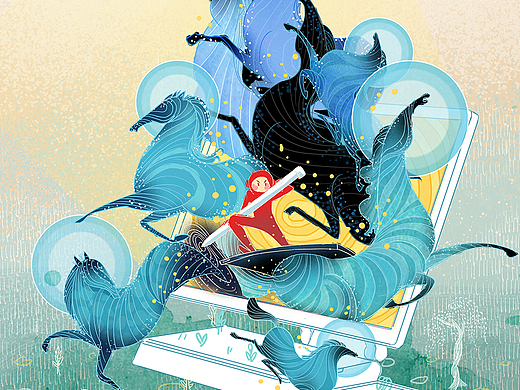 聯(lián)想YOGA A940：給創(chuàng)意換個(gè)姿勢（個(gè)人主頁-ZMzgzNzM2NzI=） - 海報(bào) - 站酷設(shè)計(jì)師黑羊怪原創(chuàng)素材 - 站酷ZCOOL