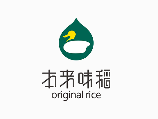 本来味稻有机大米品牌设计