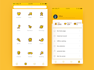 界面集（個人主頁-ZMjI5OTkxNzI=） - APP界面 - 站酷設(shè)計師E小浩原創(chuàng)素材 - 站酷ZCOOL