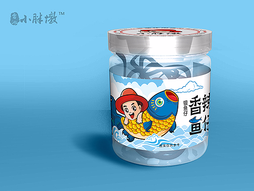 小胖墩香辣鱼仔包装设计