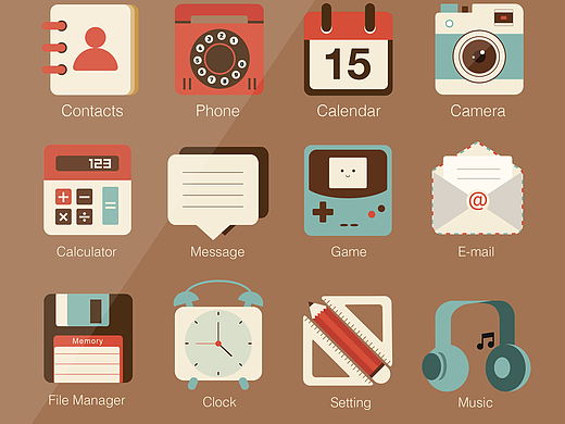 办公系列主题icon