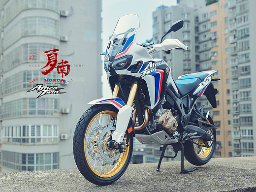 田宫 16042 1/6 本田非洲双缸 CRF1000L 摩托车