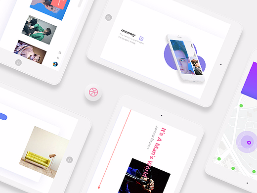 Dribbble Dynamic effect