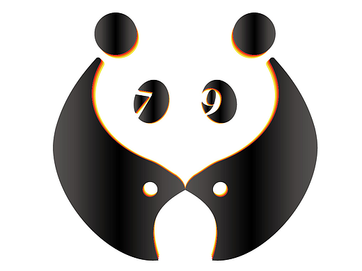 Two dancing fish（五彩斑斓的黑）