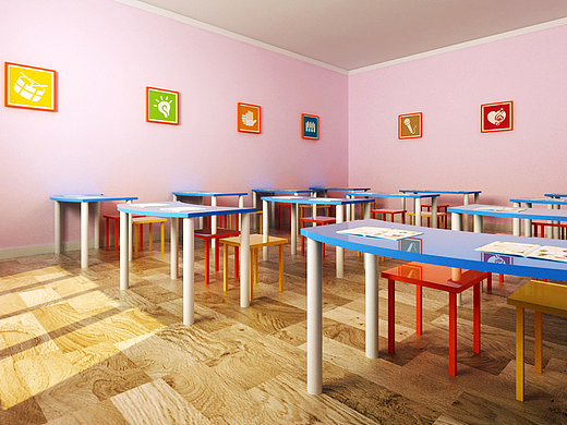 成都培训学校设计丨成都培训学校装修-酷迪熊音乐教育