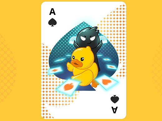 B.Duck小黄鸭 x ZCOOL站酷联名扑克