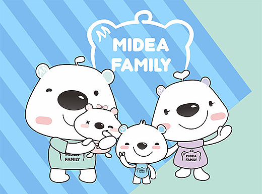 Midea Family Q版形象设计大赛（个人主页-ZNDE3OTExODA=） - IP形象 - 站酷设计师我是小猫娘原创素材 - 站酷ZCOOL