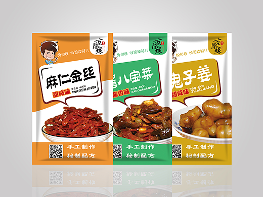济宁品牌包装标识LOGO设计《一组食品》