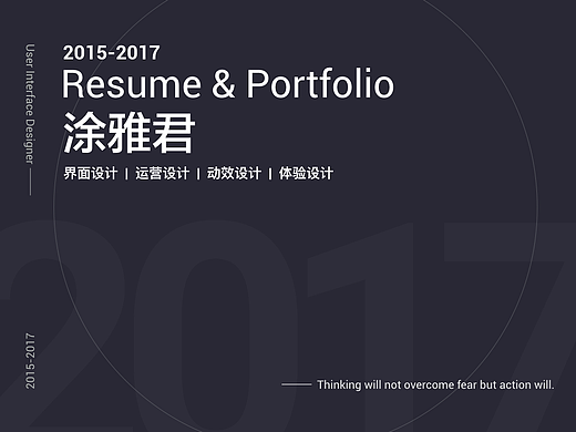 个人简历-2015～2017主要参与的项目