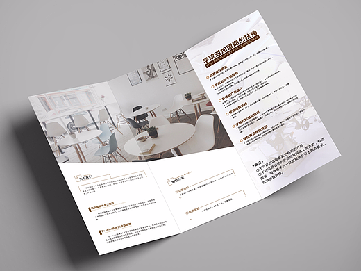 医美加盟三折页