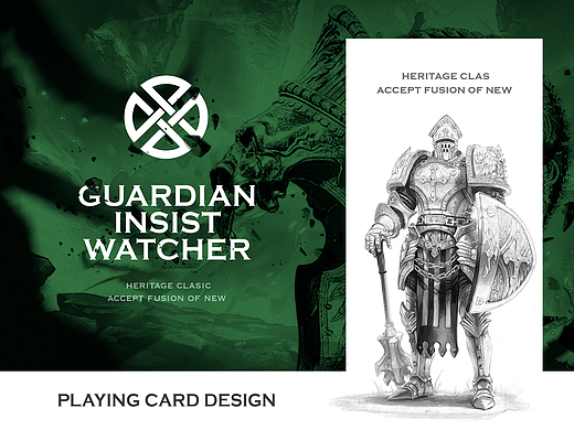 Guardian ／《守护者》- Playing card Design - 扑克