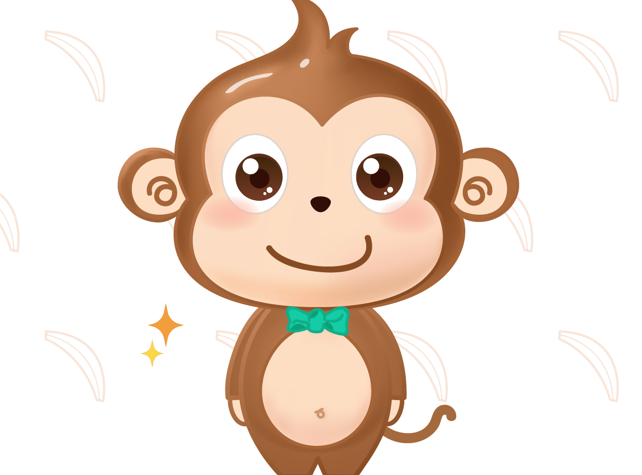 动画猴子形象图片