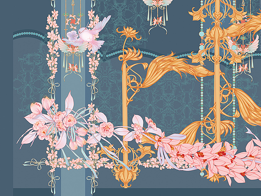 远方来的信柄图中的一部分