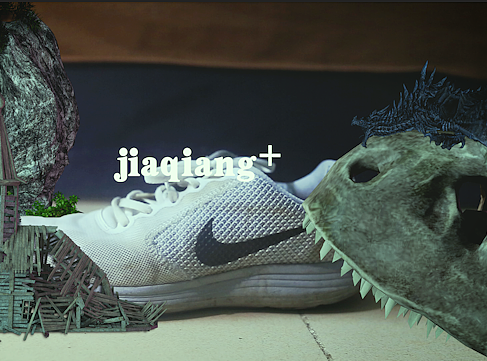 nike鞋  跟踪合成
