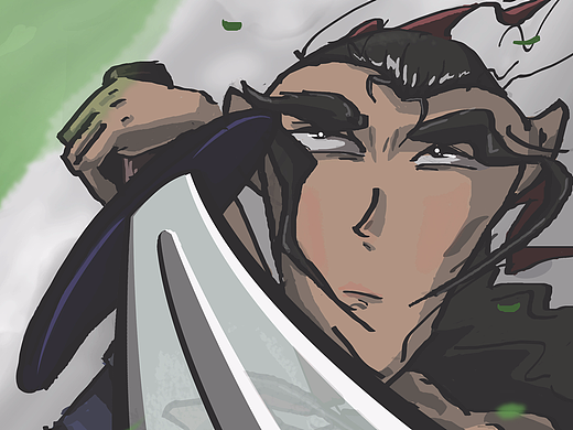 枪火游侠角色设定大赛--吕洞宾（个人主页-ZMjYwNzc2MjA=） - 概念设定 - 站酷设计师黑泽木二原创素材 - 站酷ZCOOL