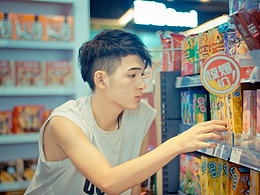 超市--人像摄影