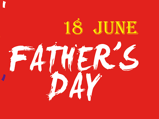 父亲节形象海报