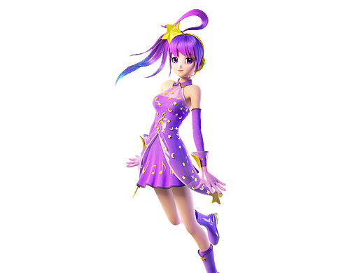 紫嫣 动漫 卡通 音乐少女 人物动作