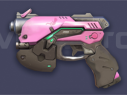 鼠绘练习-守望先锋D·Va武器