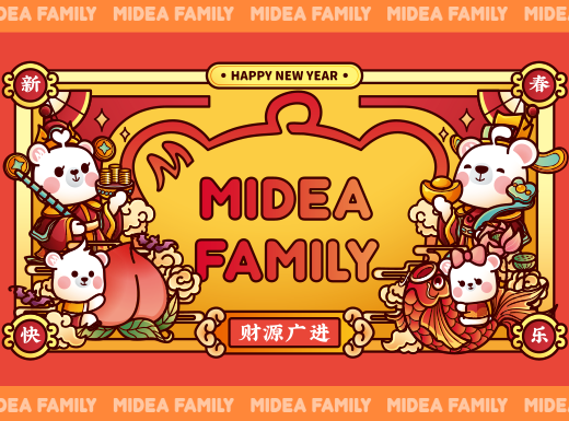 Midea Family Q版十二生肖