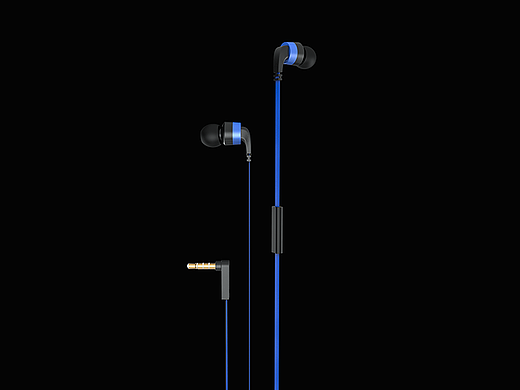 入耳式 耳机 建模 渲染 调色