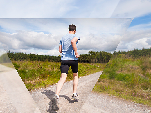 一组模糊化的海报和banner