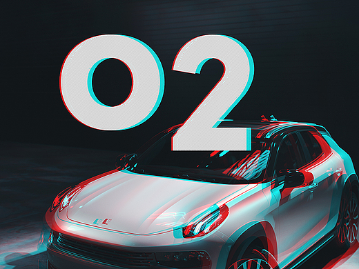 领克02都市对立美学车机壁纸