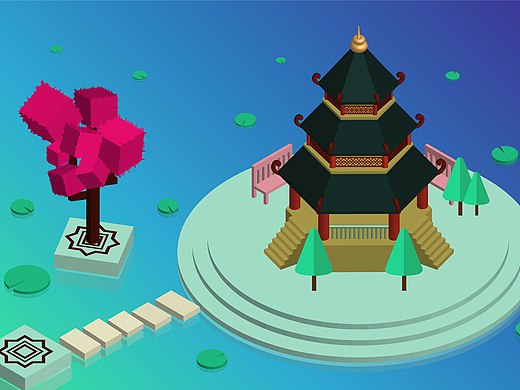 纪念碑谷之汕头小公园