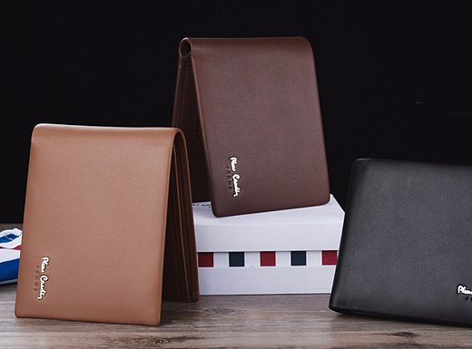 【艺起】皮尔卡丹钱包皮具男包商务包详情设计首页设计