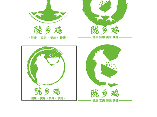 VI设计—陇乡鸡品牌logo
