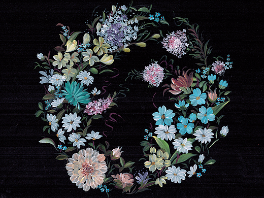 丙烯彩绘—花环1（个人主页-ZMjM2NjkyMjQ=） - 绘画 - 站酷设计师吧啦吧啦哼哼哼原创素材 - 站酷ZCOOL