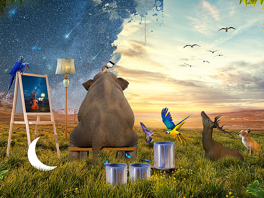 合成临摹练习（个人主页-ZMjM0NzIyNjA=） - 海报 - 站酷设计师钱走召原创素材 - 站酷ZCOOL