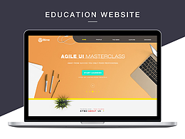 教育类企业站参考