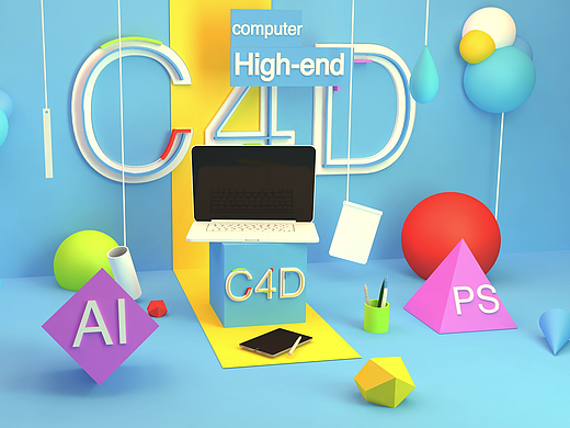 C4D作品海報(bào)（個(gè)人主頁(yè)-ZMjM1ODU1ODA=） - 海報(bào) - 站酷設(shè)計(jì)師將我旺小魚(yú)兒原創(chuàng)素材 - 站酷ZCOOL