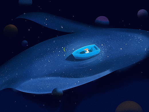 临摹 孤独星河