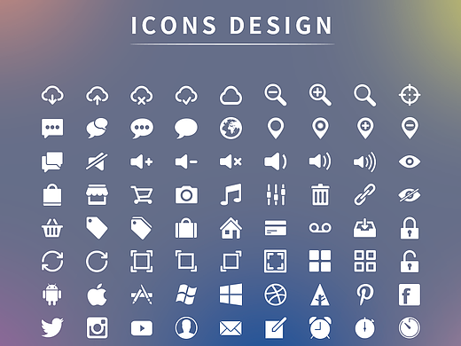 剪影图标（个人主页-ZMjMwNzYzMDg=） - 图标 - 站酷设计师谢君123原创素材 - 站酷ZCOOL