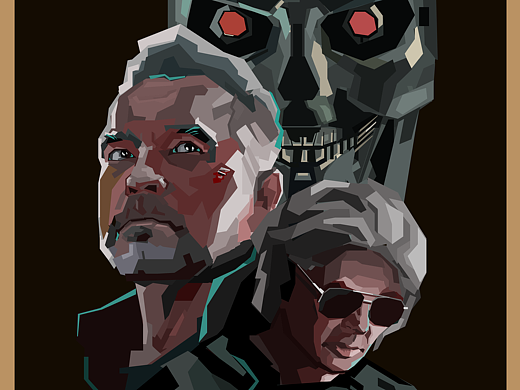 terminator终结者海报设计